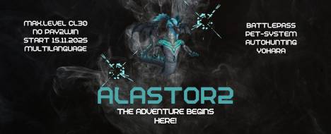 Alastor2 - Metin2 PvP Server Banner | Middleschool | Max Lv 120