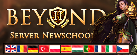 Beyond2 - newschool sunucu Lv30-250 PvP/PvM - Metin2 PvP Server Banner | Newschool | Max Lv 200
