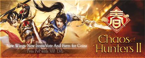 Chaos Of Hunters II - Metin2 PvP Server Banner | Official-Like | Max Lv 300
