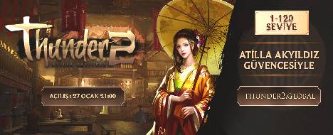 Thunder2 1-120 Server - Metin2 PvP Server Banner | Middleschool | Max Lv 120