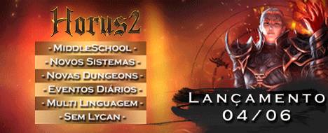 Horus2 PVM 10 IDIOMAS | NUEVOS SISTEMAS - Metin2 PvP Server Banner | Middleschool | Max Lv 120