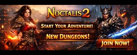 NOCTALIS2 ENTER THE SHADOWS, MASTER DESTINY - Metin2 PvP Server Banner | Middleschool | Max Lv 150
