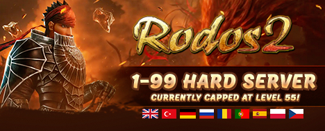 Rodos2 Hard Server - Metin2 PvP Server Banner | Oldschool | Max Lv 99