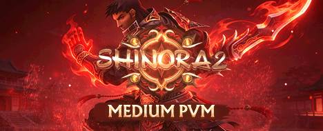 Shinora2-PVM MEDIU 105 - Metin2 PvP Server Banner | Oldschool | Max Lv 105