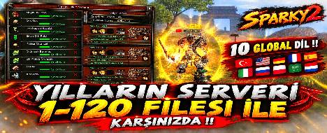 Sparky2 Global 1-120 - Metin2 PvP Server Banner | Newschool | Max Lv 120